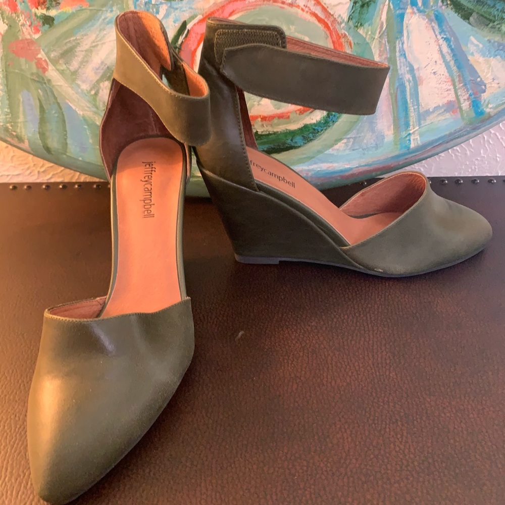 Jeffrey Campbell Ankle strap wedges